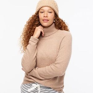 J Crew “supersoft” turtleneck sweater in Green